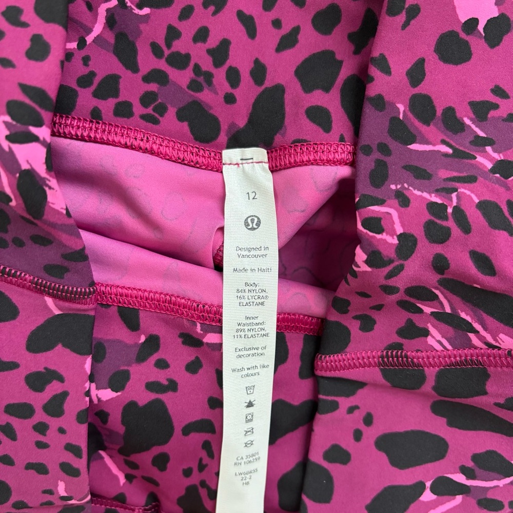 Lululemon Base Pace Cheetah Leggings - Picture 2 of 3